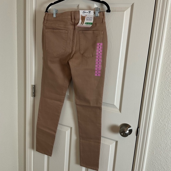 SEVEN 7 JEANS WOMEN'S UTILITY PANT ~ Women's Tan Jeans size 6 - Picture 7 of 8
